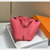 Luxury 7 Star Best Designer Hermes Picotin 18/22cm Gold Online