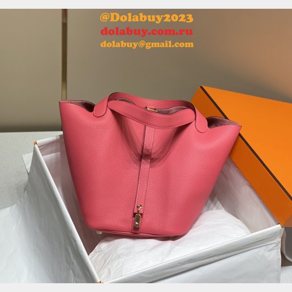 Luxury 7 Star Best Designer Hermes Picotin 18/22cm Gold Online