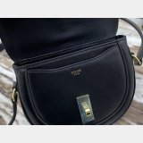 Celine High Quality bag Small Besace 16 Bag Black satinated calfskin