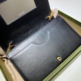 Gucci Our Best Designer 723787 GG Matelassé Chain Wallet