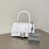 Duplicate Balenciaga Online Store Crocodile Pattern Hourglass 19/23cm Bag