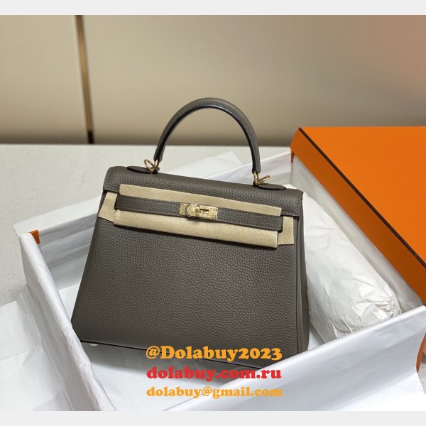 High Quality Customize Hermes Kelly 25MM/28MM TOGO LEATHER For Sale Inspired