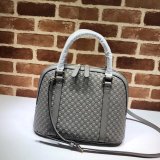 7 Star Gucci Copy Leather Convertible Micro GG Dome 449663 Bag