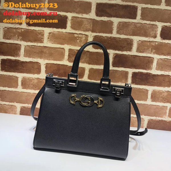 High Quality Leather Gucci 569712 Zumi Small Top Handle Copy Bag