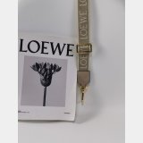 Luxury Loewe Anagram double-sided embroidered shoulder strap