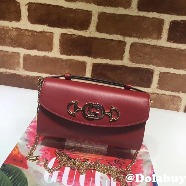 7 Star Gucci 564718 Strawberry Print Leather Zumi Mini Top Quality Bag