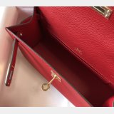 UK Hermes EPSOM LEATHER Mini Kelly Pouchette