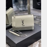 Copy YSL SUNSET BAG 22CM 422906 CROCO