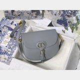 Best 1:1 Mirror Dior Bobby Bag Gray Box Calfskin