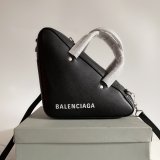 High Quality bag Balenciaga shoulder Triangle Black bag