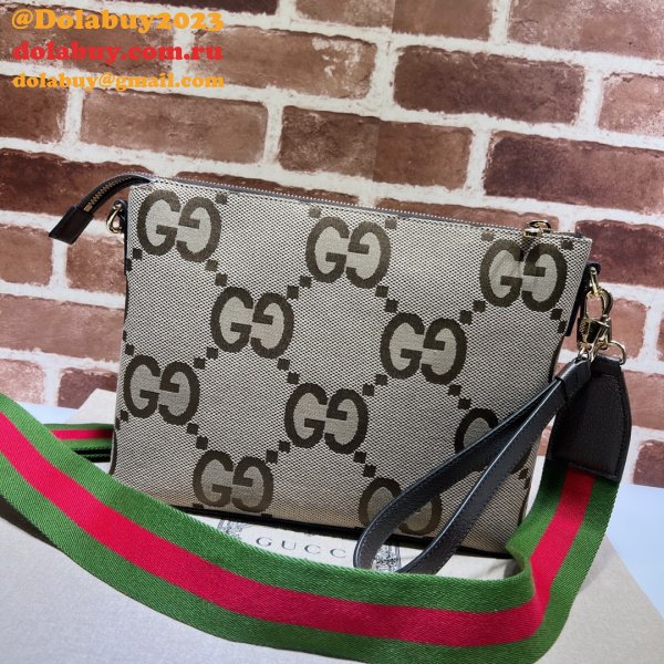 The highest quality 1:1 Mirror gucci 699130 Jumbo GG messenger bag