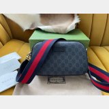 Wholesale Gucci GG Blue shoulder 574886 Messengers Mens bag