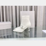 Duplicate Jimmy Choo C Buckle High Heel Ankle Designer Boots