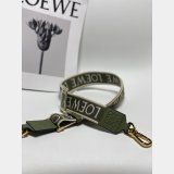 Luxury Loewe Anagram double-sided embroidered shoulder strap