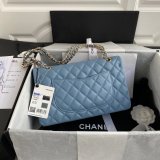 High Quality CC classic CF 25.5CM Sky Blue handbag Copy