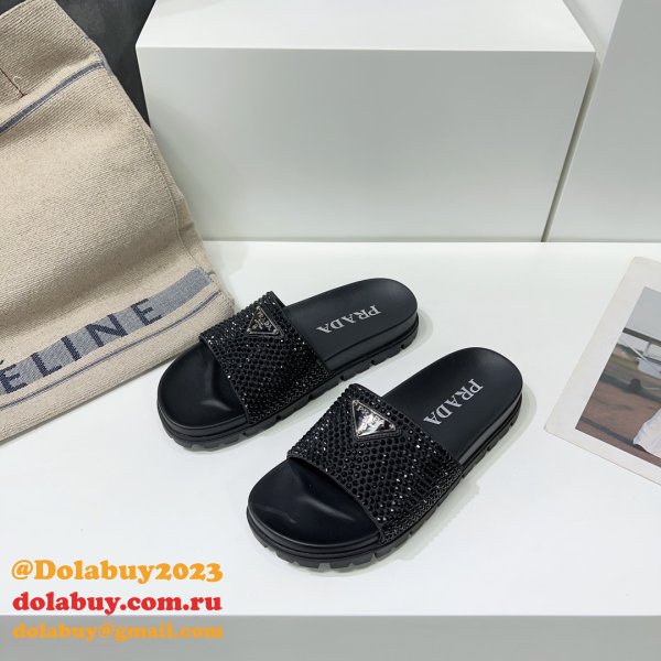 Our  Webstore Prada 1:1 Mirror High Quality Flat Sandals