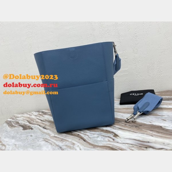 AAA+ Factory Celine Sangle Seau Shoulder Blue Bag