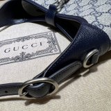 Gucci Fashion Jackie 1961 small shoulder bag ‎678843 Beige and blue