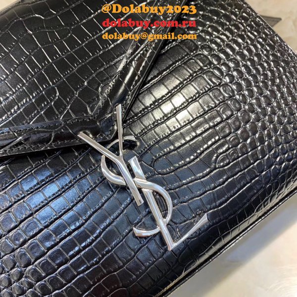 High Quality Perfect YSL 578000 Cassandra Top Handle Black Bags