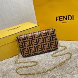 Fendi Inspired Fashion 212200 Maca embossing Apricot Bags