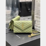 YSL Saint Laurent Copy Monogram 393953 Woc Wallet Fashion Bag