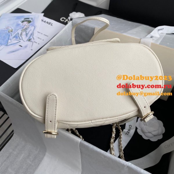 Knockoff AS1371 White/Black High Quality Backpack Bag 21.5