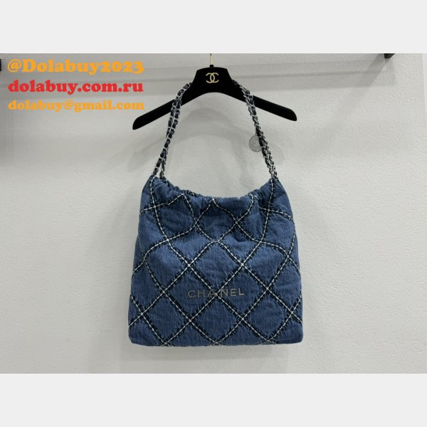 Wholesale CHANEL 22 denim bag AS3260