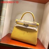 Hermes Kelly 32cm Togo leather Yellow Best