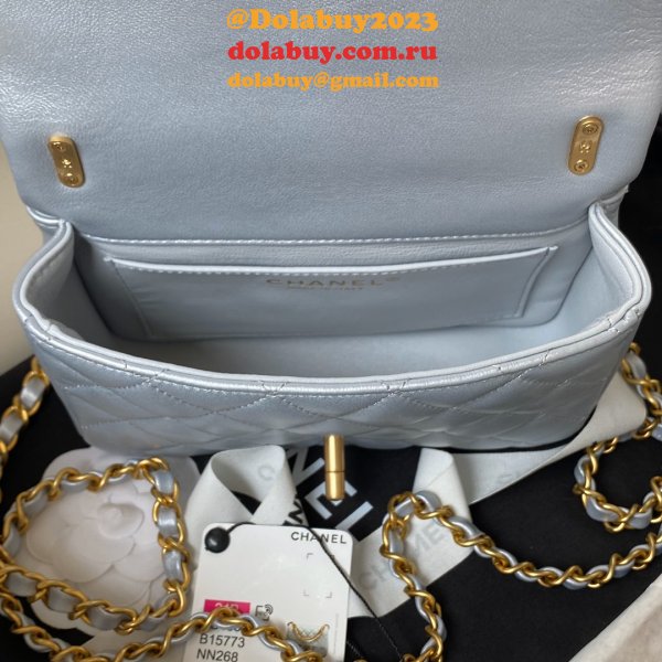 Top Quality CC MINI AS4385 pearl chain BAG 2024