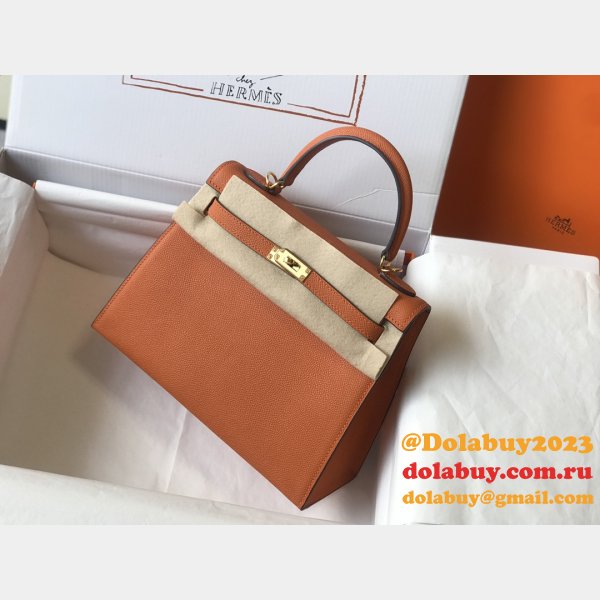 Customize The Best High Quality bag Hermes Epsom Kelly 25-28cm Handbags