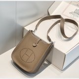 High Quality bag Hermes Evelyne Top Quality Online Store elephant grey