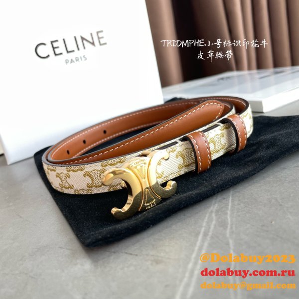 Top Quality Celine 18MM Fake belts from china