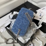 Vanity Inspired 1:1 Mirror Chain Fashion AP3204 Blue Bag