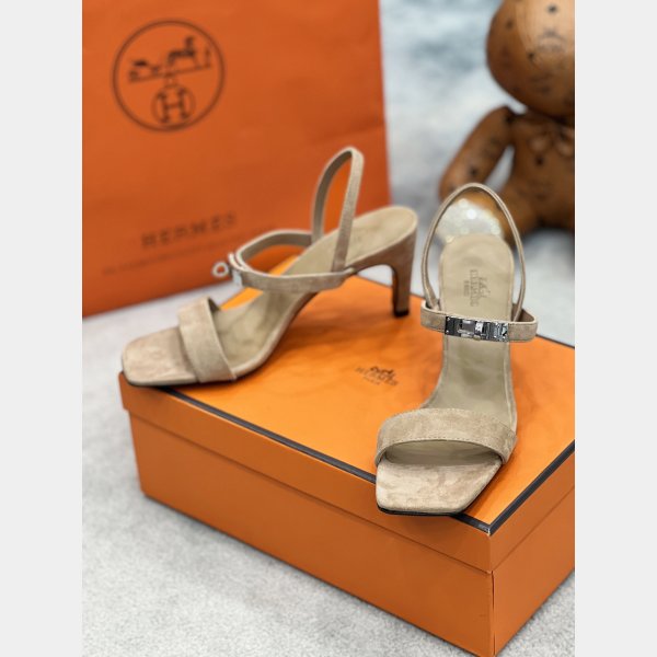 Heel 7.5 cm Knockoff Hermes Sandals High Quality Shoes