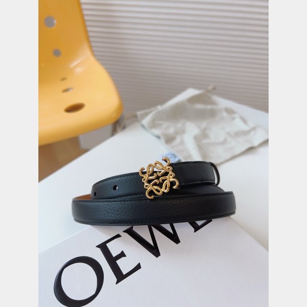 Luxury Inspired Loewe Anagram 2.0cm Width Fashions Belt