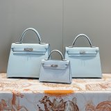 Hermes Outlet Epsom Kelly 19/25/28CM 1:1 Designer Bag