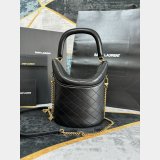 Saint Laurent 763961 Perfect Gaby Top Handle Bucket Shoulder Bags