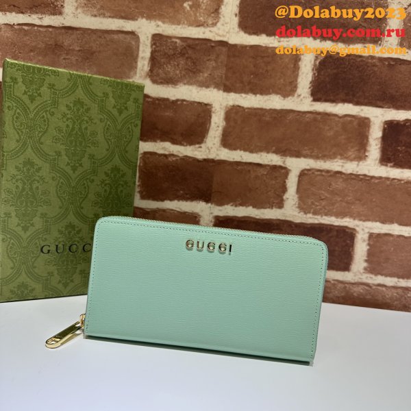 Zip Around Wallet 1:1 Mirror Gucci Script 772642 Duplicate Bag