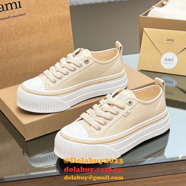 Ami Paris High Quality Platform Tpu Canvas UK Shoes