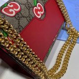 Gucci Fashion GG Supreme Padlock Small Shoulder 409487 Bag