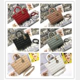 High Quality bag Duplicate dior lady lambskin 32CM HANDBAG