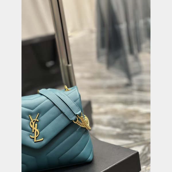 High Quality Designer Loulou Wholesale Saint Laurent Handbags Green Wholesale