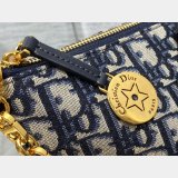 Diorstar Duplicates Hobo Chain Blue Oblique Print Wholesale 3106 Bag