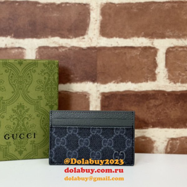 Knockoff Gucci 1:1 Mirror 768248 Card Case Holder Mens