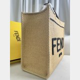 UK Fendi Summer Raffia Shopping Bag Wholesale