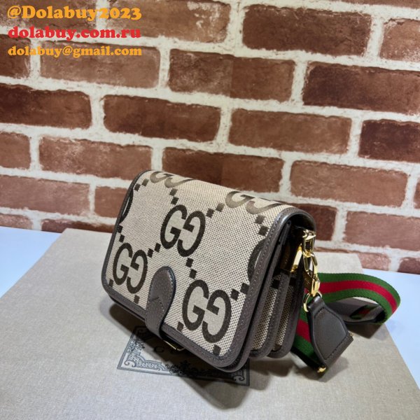 Gucci High Quality Inspired Jumbo GG Canvas Shoulder 699438 Bag