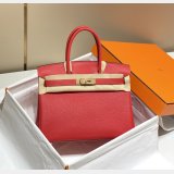 HERMES BIRKIN 25CM HALF HUMAN HANDMADE STICHING Replica