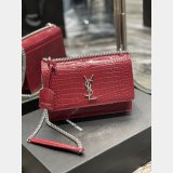 Copy YSL SUNSET BAG 22CM 422906 CROCO