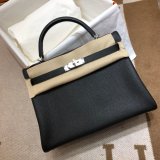 Hermes Kelly 32cm Togo leather Black Designer