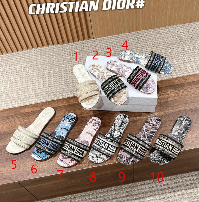 7 Star Fashion Wholesale DIOR DWAY SLIDE